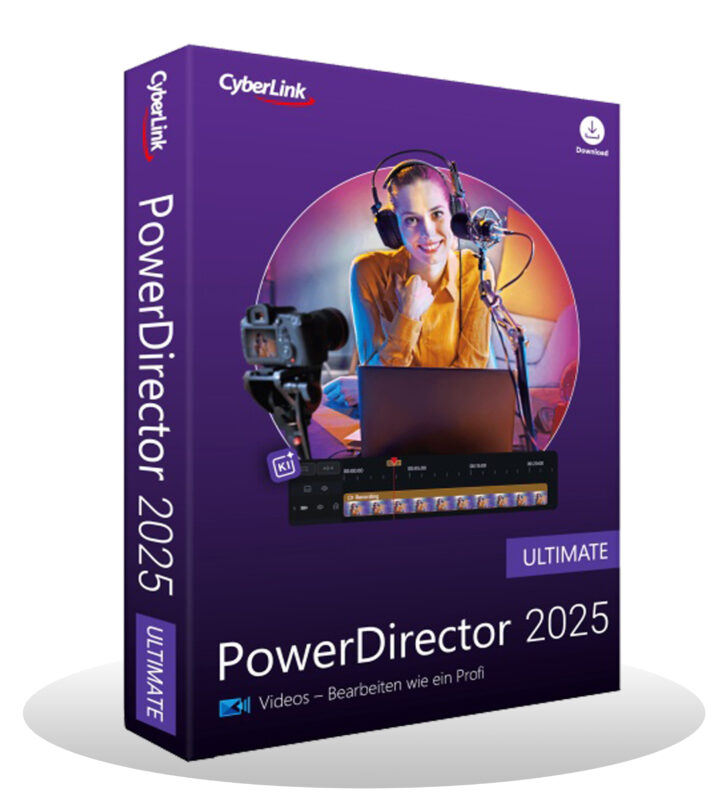CyberLink PowerDirector Ultimate 2025 For Windows (Lifetime License) |